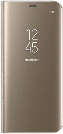 Clear View Book Plastic Gold (Huawei Mate 30 Pro)