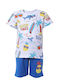 Matoufrance Kids Set with Shorts Summer 2pcs White