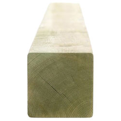 Showood Wooden Beam for Garden Fence 80x7x7cm Green