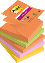 3M Aufkleber Notizblöcke in Würfel 7.6x7.6cm Set 5 Stück Z-Notes