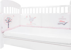 Kikka Boo Bunny Crib Bumpers Classic Inside White 35x180cm