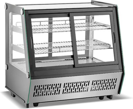 Ventus Охлаждаща Витрина Настолна с 3 Нива с Капацитет 120лт 70.2x56.8x68.6см