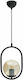 Click Pendant Light Black with Socket E27 19x15x33cm