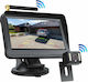 Wireless Waterproof Car Reverse Camera with Screen and Night Vision Universal D-435+009S