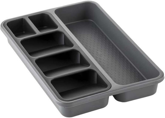 Click Tăvi Pentru Tacâmuri De Sertar Din Plastic 40x26x5cm Gri