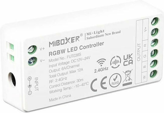 Milight Ασύρματο Dimmer και RGBW Controller RF FUT038S