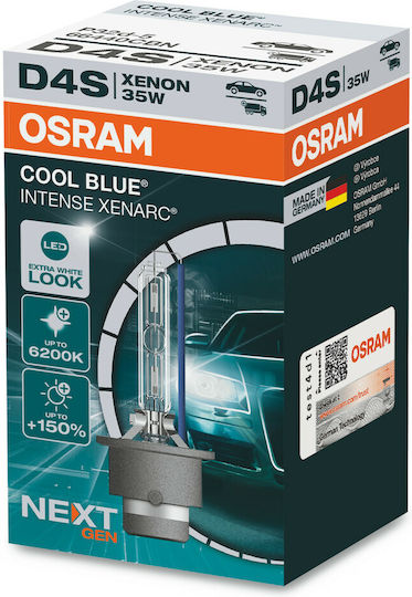 Osram Lamps Car D4S Xenon 6200K Cold White 12V 35W 1pcs