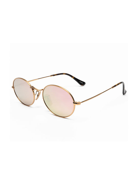 Mohiti 3547 Women's Sunglasses with Metal Frame Pink