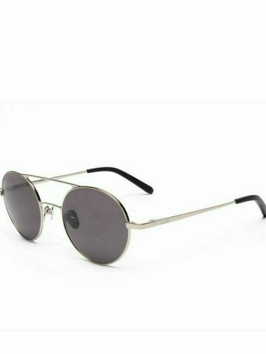 Mohiti 616480 Sonnenbrillen mit Silver Metal Rahmen und Gray Polarisiert Linse