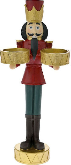 Iliadis Nutcracker de Crăciun din Polirosină Înălțime 28.5cm.