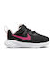 Nike Kids Sports Shoes Running Revolution 6 Black / Hyper Pink / Pink Foam