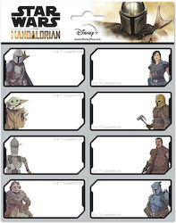 Pyramid Notebook Labels The Mandalorian 16pcs