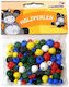 I-Mondi Wooden Craft Beads Multicolor 90pcs Wooden Beads Various Colors 6mm / 8mm / 10mm / 12mm