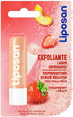 Liposan Lip Scrub Strawberry + Peach 4.8gr