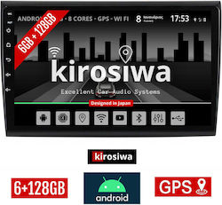Kirosiwa Ηχοσύστημα Αυτοκινήτου για Fiat Bravo 2007+ (Bluetooth/USB/AUX/WiFi/GPS/Apple-Carplay/Android-Auto) με Οθόνη Αφής 9"