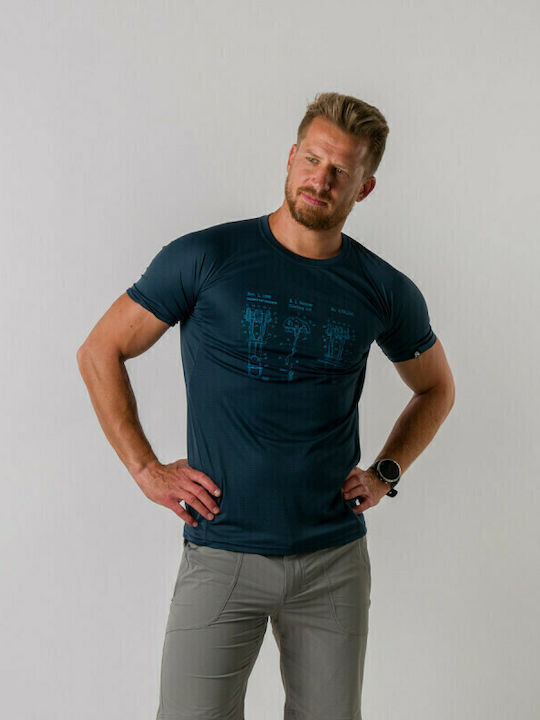 Technical Pictogram Dillon T-shirt Navy Μπλε