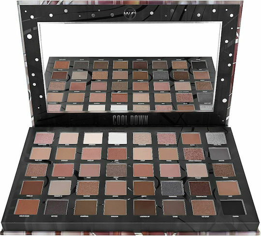 W7 Cosmetics Cool Down Eye Shadow Palette in Solid Form The Coolest Shades 36gr
