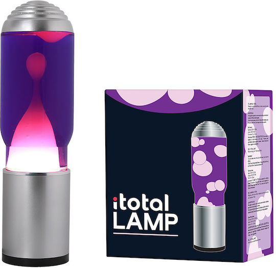 I-Total Decorative Lamp Lava Lamp Purple