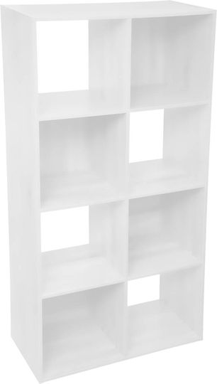 Bibliothek Weiß 67.5x32x134cm