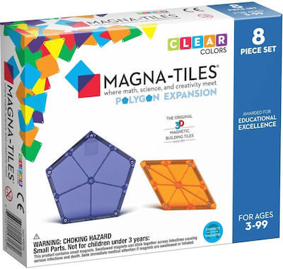 Magna-Tiles Μαγνητικό Παιχνίδι Κατασκευών Polygon Expansion Magna Tiles για Παιδιά 3+ Ετών