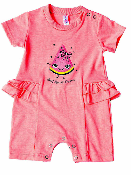 Dreams by Joyce Baby Bodysuit Set Short-Sleeved Fuchsia