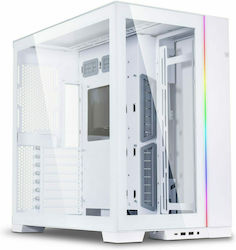 Lian Li O11 Dynamic EVO Gaming Midi Tower Κουτί Υπολογιστή με Πλαϊνό Παράθυρο Λευκό
