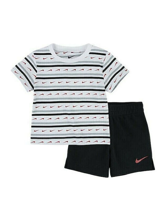 Kids' Set with Shorts Summer 2pcs White