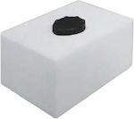 Mytherm Σ11 Horizontal Parallelepiped Plastic Storage Tank 50lt for Water / Petroleum / Oil White