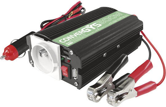 GYS Invertor Auto 300W pentru 12V DC cu 1xUSB