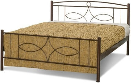 Serifos Doppelbett mit Matratze 150x200cm Halicomavro Serifos Doppelbett mit Matratze 150x200cm Halicomavro