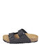 Flache Sandalen für Damen in Schwarz Farbe