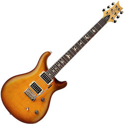 PRS Guitars CE 24 Semi Hollow MS Chitară Electrică cu Forma ES și Configurație de Pickup-uri HH McCarty Sunburst cu husă