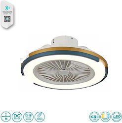 Lineme Helvia Deckenventilator 30cm mit Leuchte Weiße Lineme Helvia Deckenventilator 30cm mit Leuchte Weiße