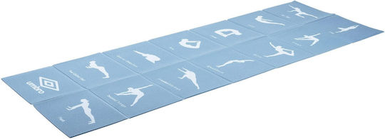 Umbro Αναδιπλούμενο Στρώμα Γυμναστικής Yoga Μπλε (171x61x0.5cm)