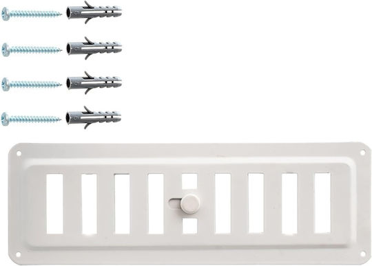Karkon AL-7 523 Vent Louver 7.5x23cm Rectangular With Sieve