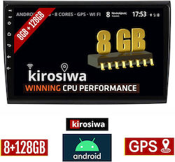 Kirosiwa Ηχοσύστημα Αυτοκινήτου για Fiat Bravo 2007+ (Bluetooth/USB/AUX/WiFi/GPS/Apple-Carplay/Android-Auto) με Οθόνη Αφής 9"