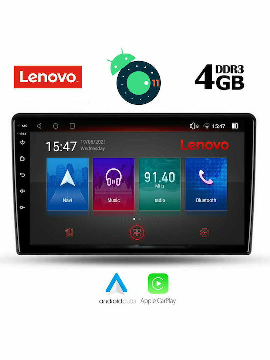 Lenovo Sistem Audio Auto pentru Ssangyong Rexton 2009-2012 (Bluetooth/USB/AUX/WiFi/GPS/Apple-Carplay/Partitură) cu Ecran Tactil 9"