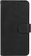 Wallet Piele artificială Negru (TCL 305 / 30 SE / 306)