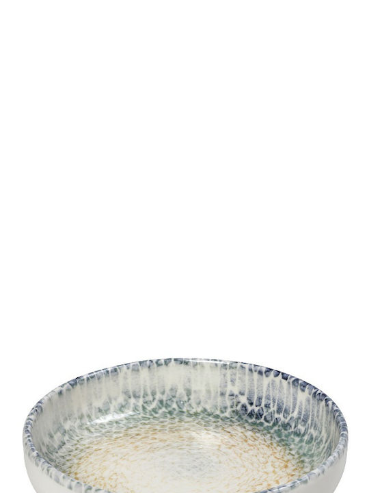 Espiel Lizard Plate Soup made of Porcelain Gray with Diameter 20cm