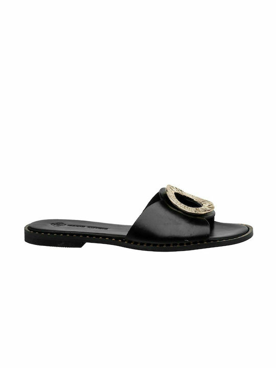 Makis Kotris -Δ Leather Women's Flat Sandals in...