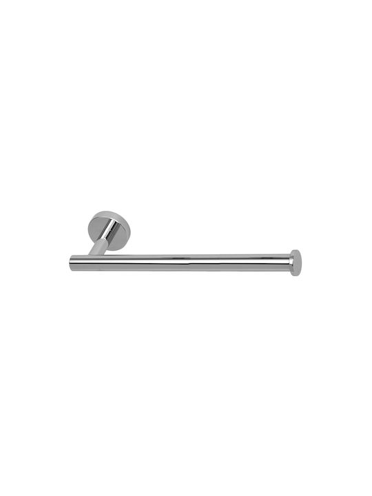 Pam & Co Ράγα Μπάνιου Μονή Επιτοίχια με Βίδες ​29x5cm Inox Ασημί