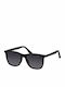 Slazenger Herren Sonnenbrille mit Schwarz Kunststoff Gestell und Schwarz Linse