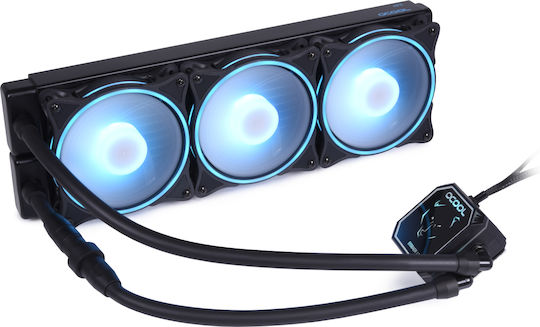 Alphacool Eisbaer LT360 Aurora Water Cooling AIO CPU With 3 Fans 120mm And ARGB Lighting