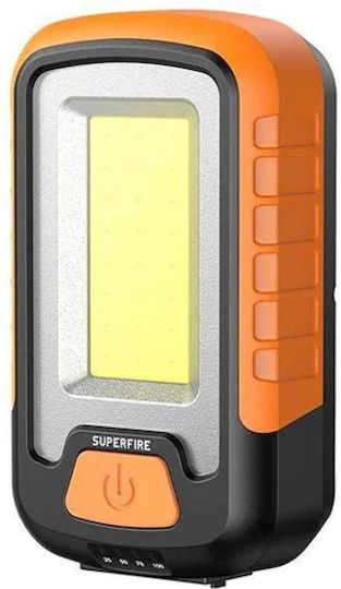 Superfire Arbeitslampe Batterie LED IP43 mit einer Helligkeit von bis zu 650lm