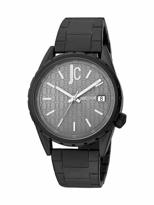 Just Cavalli Gents Мъжки Часовник 42мм На Батерия Черен
