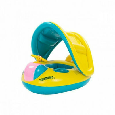 Baby-Safe Swimming Aid Swimtrainer 73cm with Sunshade for 6 month and Over