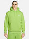 Nike Sportswear Club Men's Sweatshirt with Hood and Pockets Green