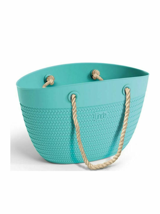 Adriatic Linda Plastic Beach Bag Waterproof Turquoise 1126/T/C