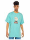 Day Dreamer T-shirt Τιρκουάζ