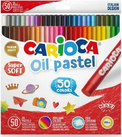 Carioca Oil Pastels Oil Pastel 50colours 43286